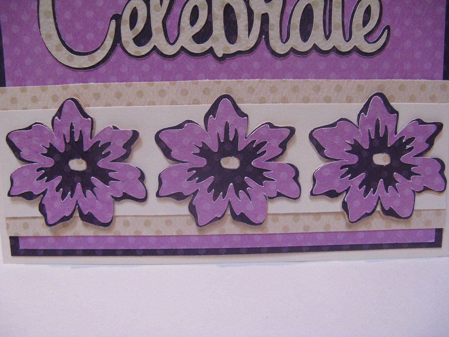 Courtney Lane Designs Celebrate Card Made Using Picturesque And Paper Lace Cricut Cartridges